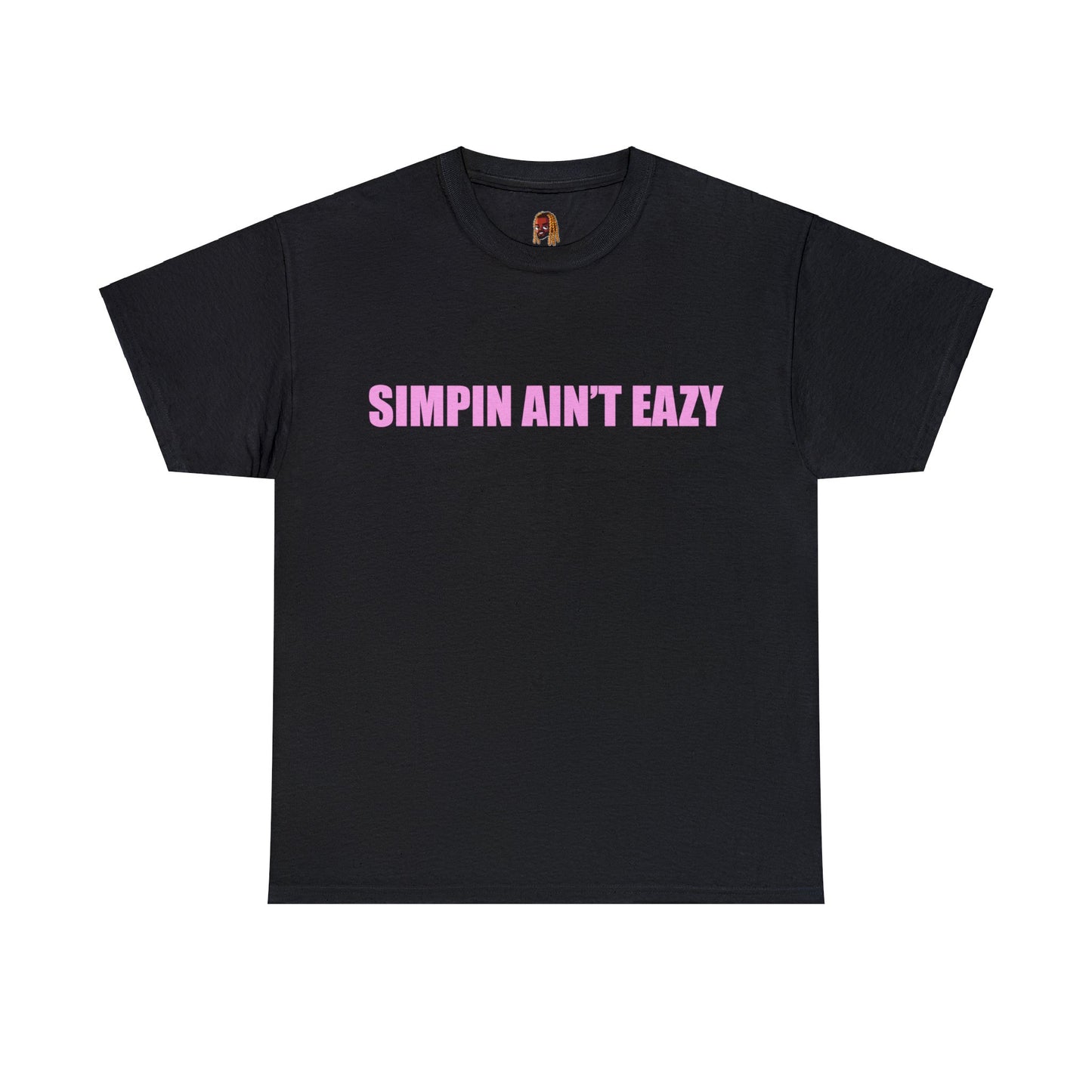 Simpin Ain't Eazy Black & Pink Tee